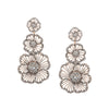 Vintage Heirloom Vintage Triple Floral Dop Earrings as featured in InStyle, Cosmopolitan, and Brides Magazines