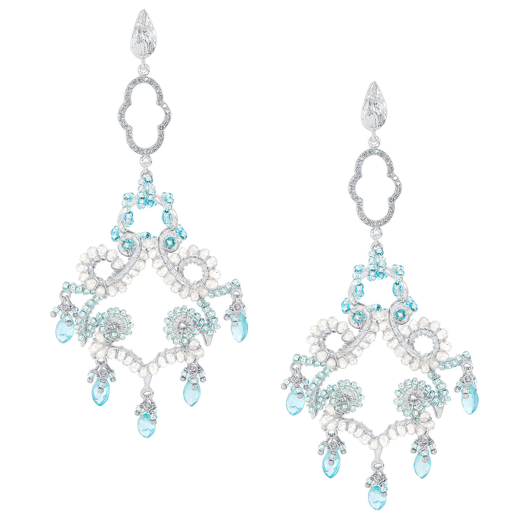 Apatite Chandelier Earrings