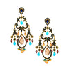 Vintage Reign Earrings with Whiskey Topaz Drop