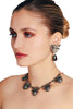Azaara Vintage Smoky Topaz Drop Bumble Bee Earrings