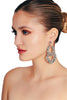 Vintage Pearl and Crystal Floral Earrings